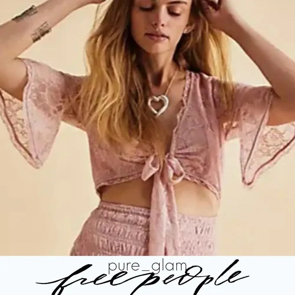 Free People lace mini dress